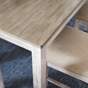 Ensemble de salle à manger bois gris 6 places - Skempton