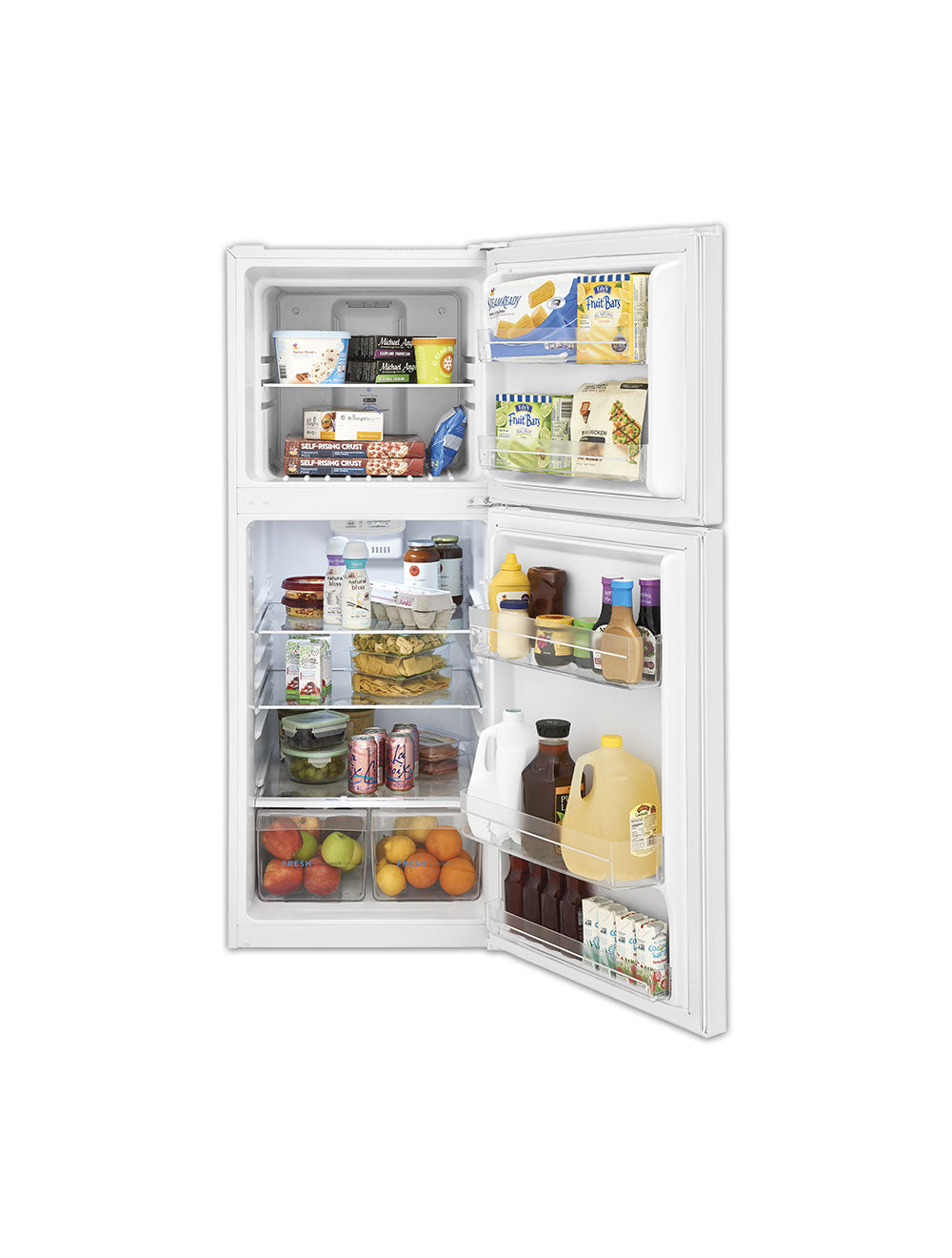 Refrigerateur congélateur haut Blanc 24po