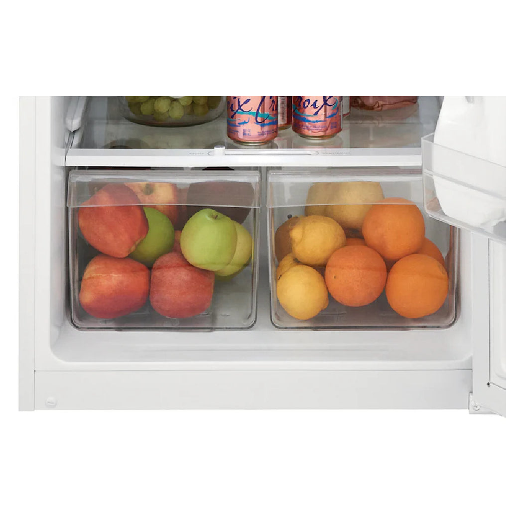 Refrigerateur congélateur supérieur 24 po, 11,6 pi³ Blanc - Compact