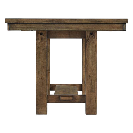 Table de salle à manger bois brune extensible - Moriville
