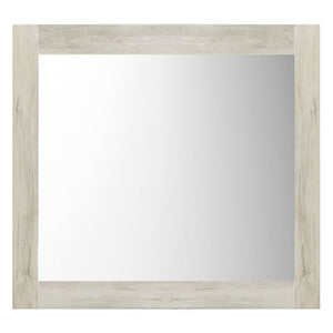 Miroir du bureau en bois/placage blanc - Bellaby