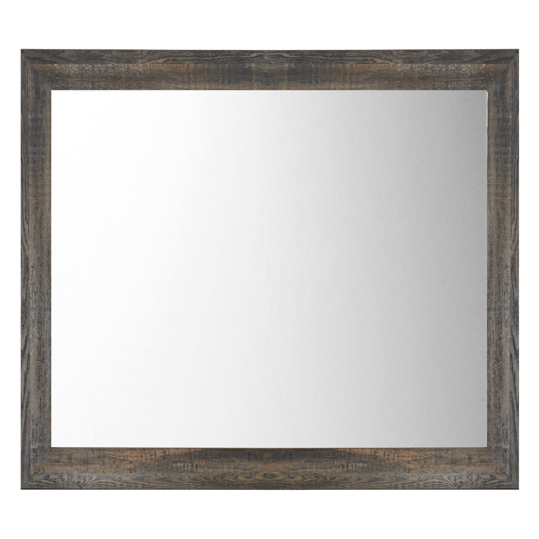 Miroir de bureau en bois/MDF multi gris - Drystan