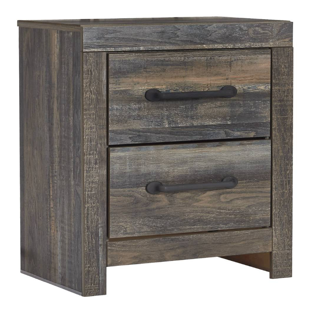 Table de chevet Gris en bois - Drystan
