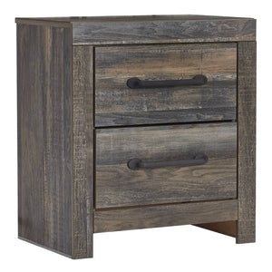 Table de chevet Gris en bois - Drystan