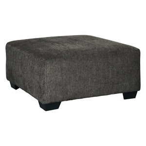 Ottoman surdimensionné Ballinasloe en tissu gris