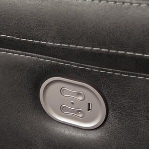 Sofa en tissu gris foncé motorisé - Erlangen