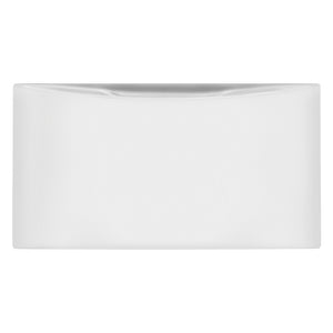 Piédestal Luxury-Glide® blanc avec tiroir de rangement spacieux