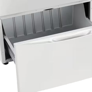 Piédestal Luxury-Glide® blanc avec tiroir de rangement spacieux