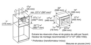 Machine espresso tout automatique encastrable - Masterpiece