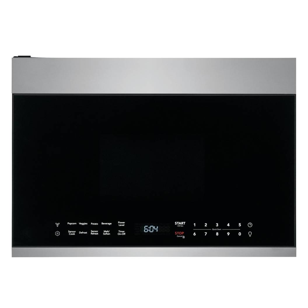 Micro-ondes à hotte intégrée 14 po, 1,4 pi³ Inox