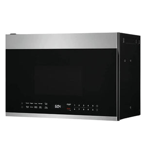 Micro-ondes à hotte intégrée 14 po, 1,4 pi³ Inox