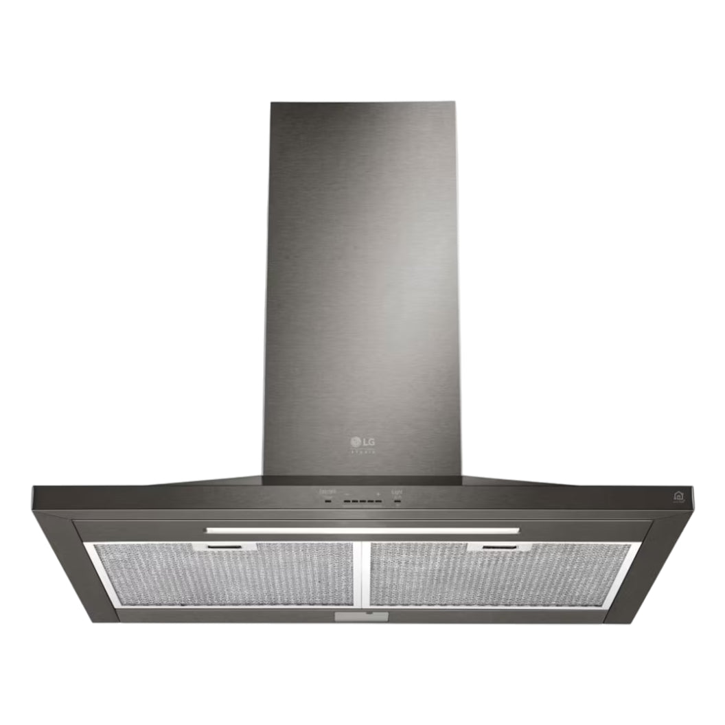 Hotte murale cheminee 36 po Inox graphite 600 CFM - Wi-Fi