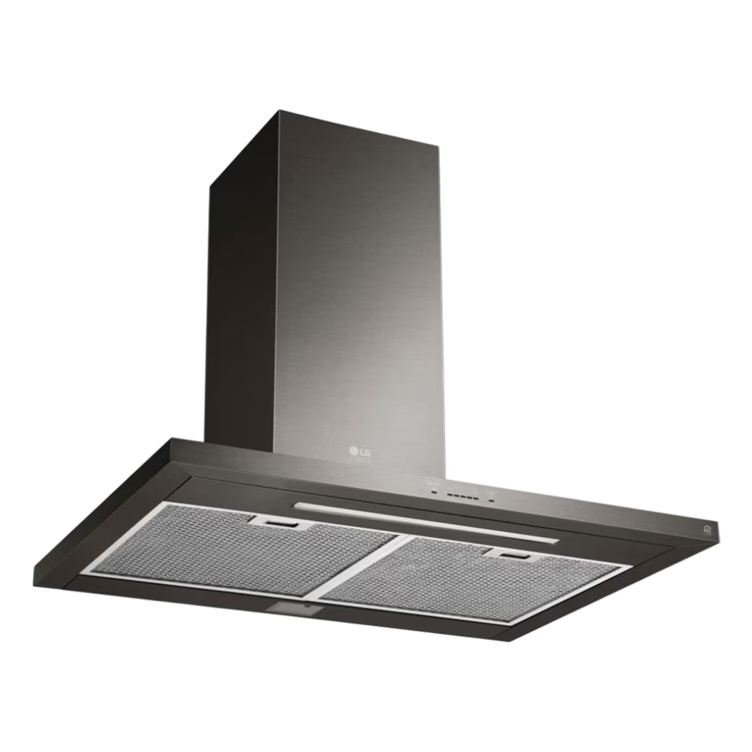 Hotte murale cheminee 36 po Inox graphite 600 CFM - Wi-Fi