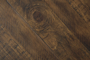 Table de salle à manger bois brune rectangulaire extensible - Valebeck