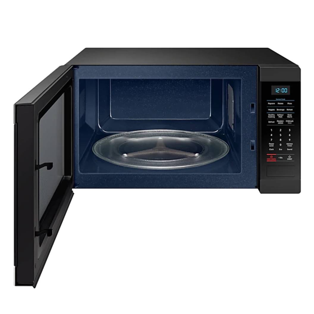 Micro-ondes de comptoir 1,8 pi³, 900W, acier inoxydable noir