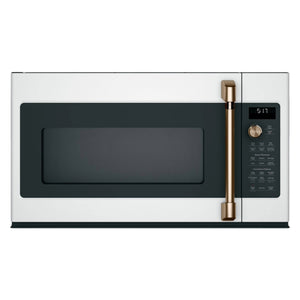 Micro-ondes à hotte intégrée 30 po, 1,7 pi³ Blanc mat avec Convection et Cuisson à la vapeur
