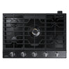 Plaque de cuisson au gaz 30 po à 5 brûleurs avec brûleur double et Wi-Fi