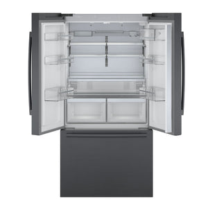 Réfrigérateur porte française 36 po 3 portes Acier noir brossé