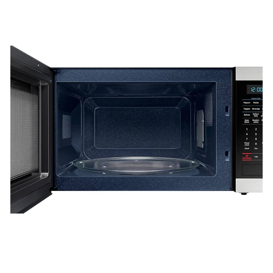 Micro-ondes de comptoir 1,8 pi³, 900W, acier inoxydable