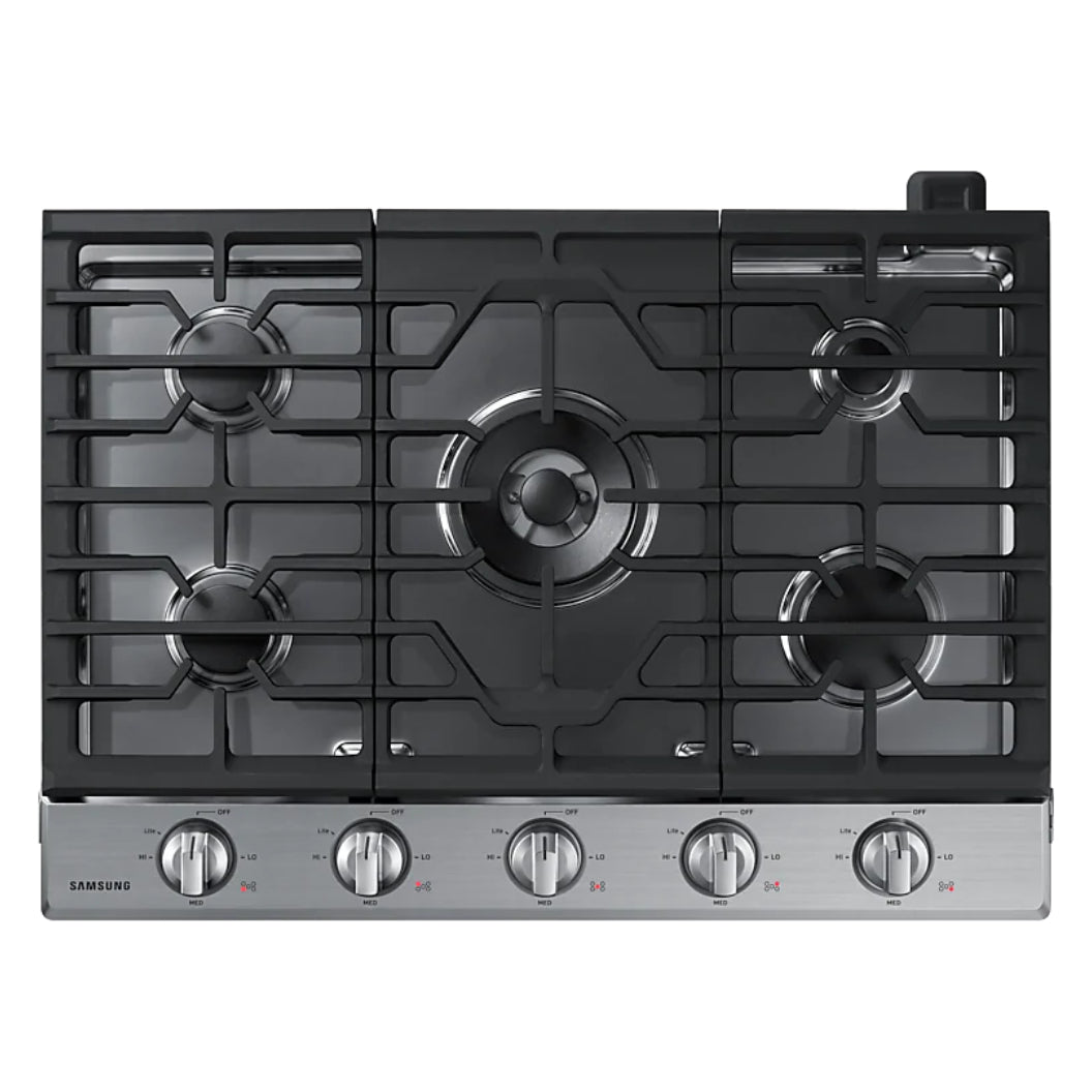 Plaque de cuisson au gaz 30 po. avec 5 brûleurs