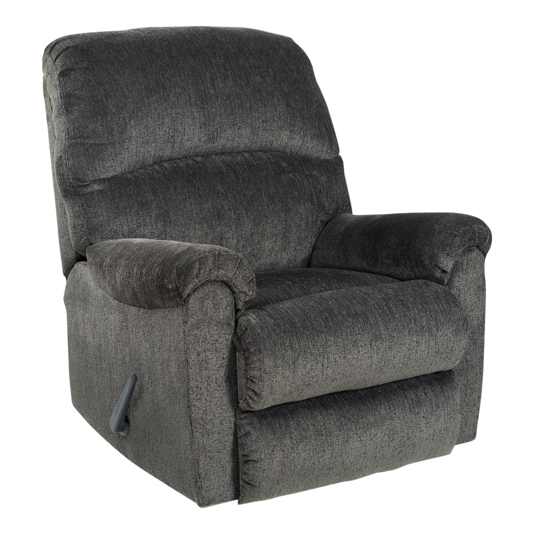 Fauteuil inclinable en tissu gris foncé - Ballinasloe