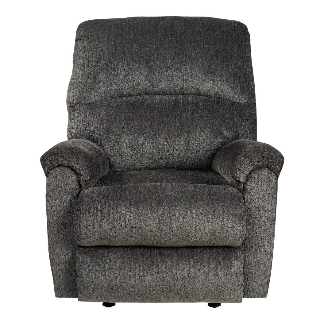 Fauteuil inclinable en tissu gris foncé - Ballinasloe