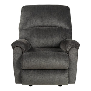 Fauteuil inclinable en tissu gris foncé - Ballinasloe