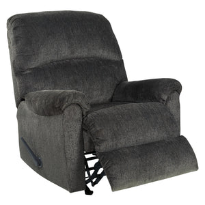 Fauteuil inclinable en tissu gris foncé - Ballinasloe