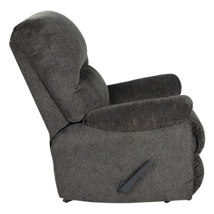 Fauteuil inclinable en tissu gris foncé - Ballinasloe