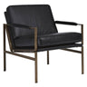Chaise d'appoint en cuir - Puckman