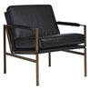 Chaise d'appoint en cuir - Puckman