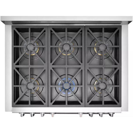 Cuisinière biénergie 36 po. 5,7 pi³ - Sofia Pro avec 6 brûleurs