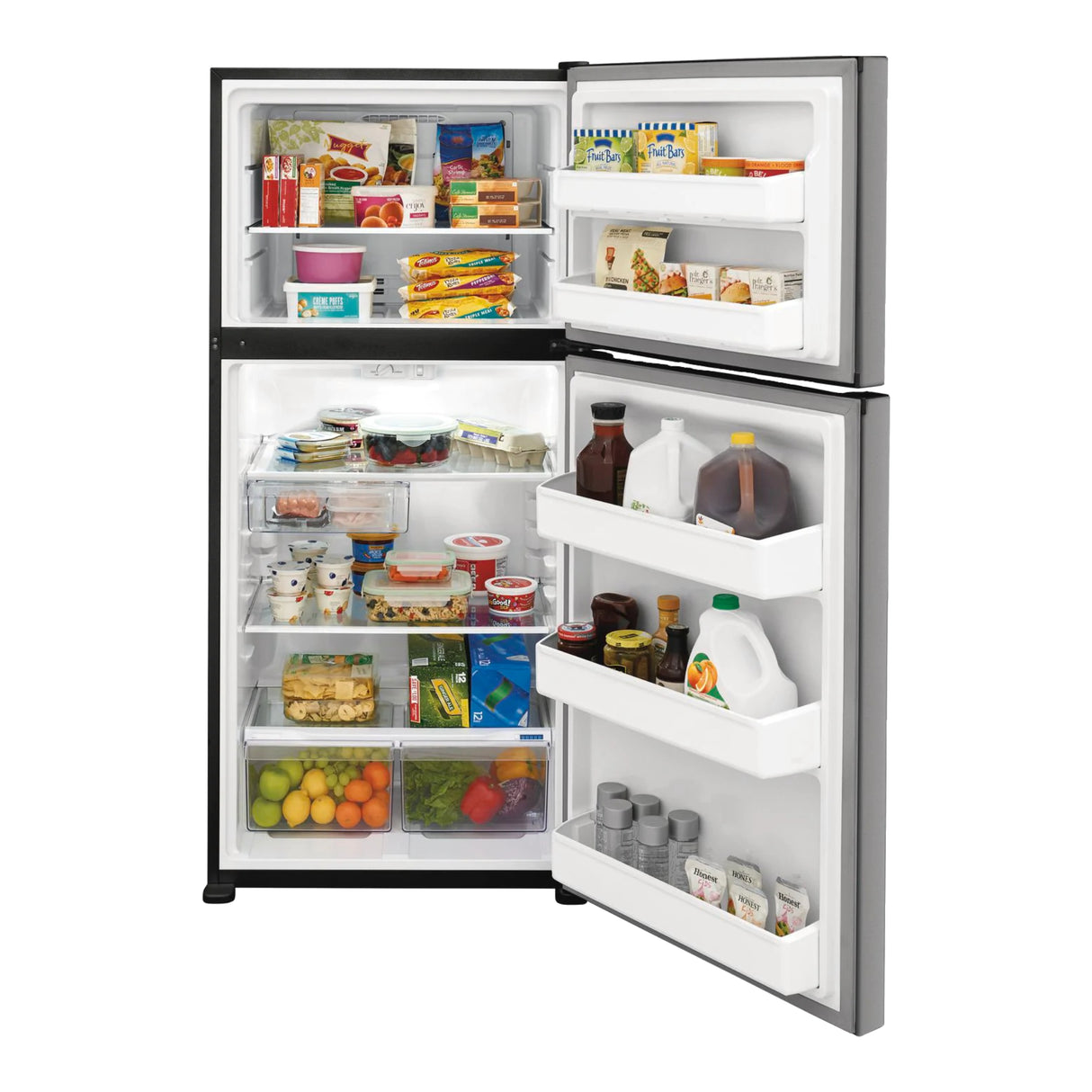 Réfrigérateur congélateur haut Inox 30po
