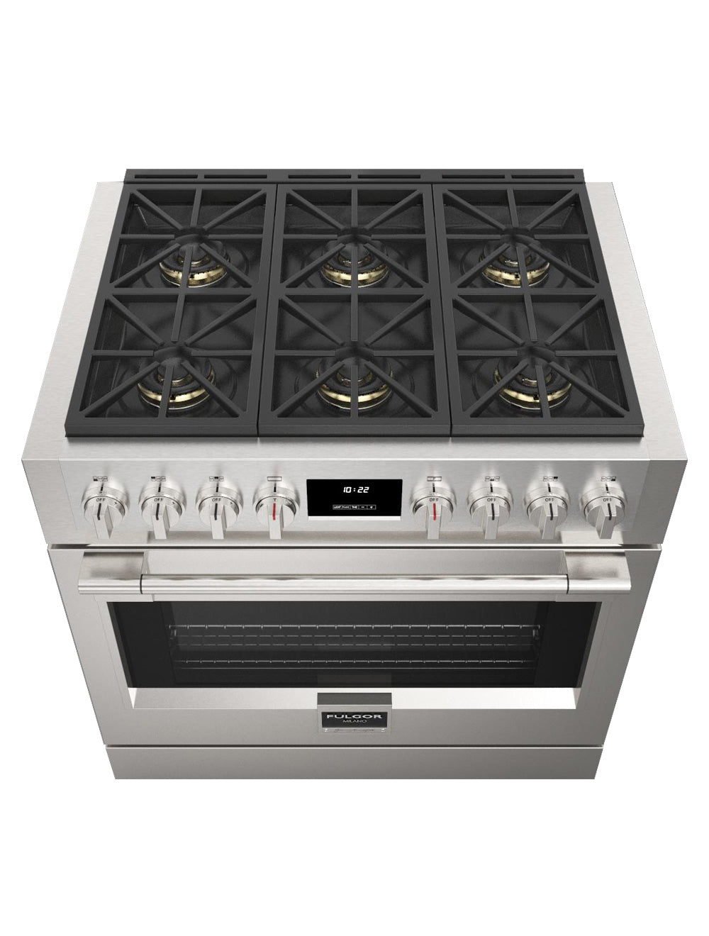 Cuisinière au gaz autoportante 36 po. 5,7 pi³ Inox