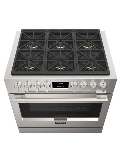 Cuisinière au gaz autoportante 36 po. 5,7 pi³ Inox