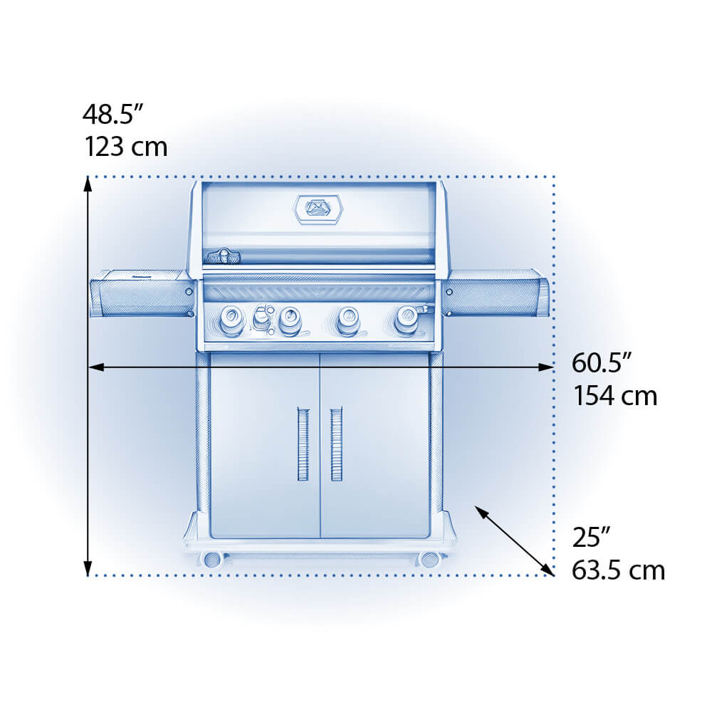 Barbecue au gaz propane - Rogue XT 525