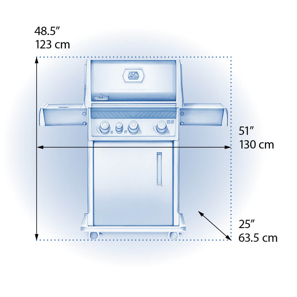 Barbecue au gaz propane - Rogue XT 425 SIB