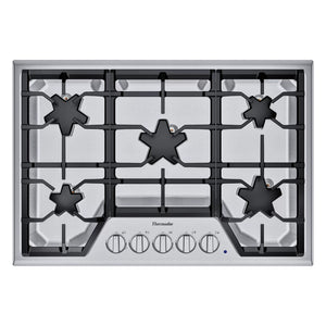 Plaque de cuisson au gaz 30 po. avec 5 brûleurs