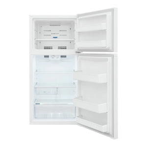 Réfrigérateur congélateur haut Blanc 28po