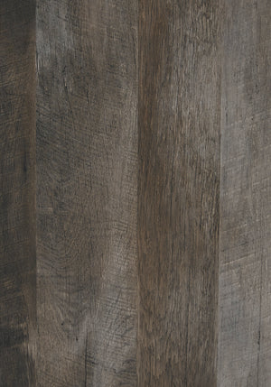 Commode à 5 tiroirs en bois et placage gris