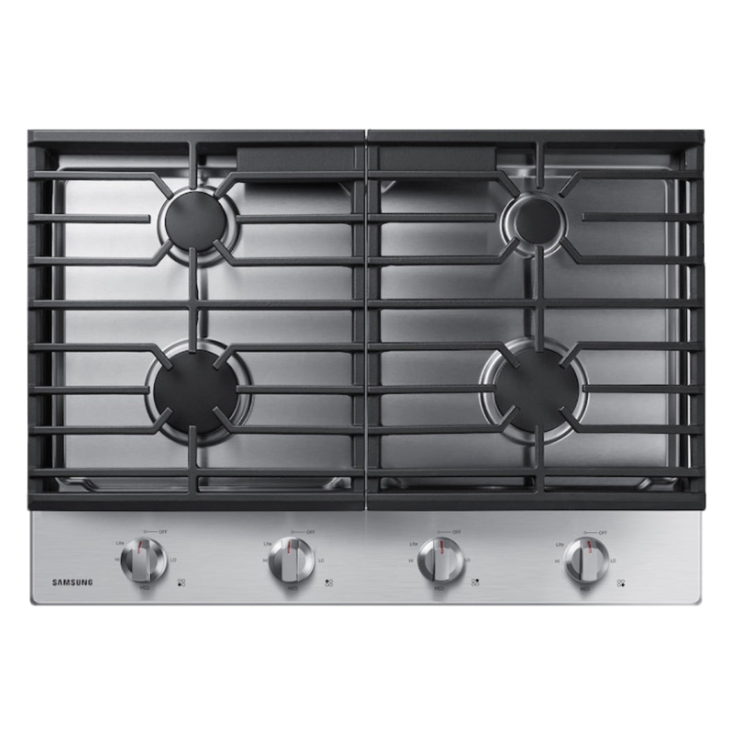 Plaque de cuisson au gaz 30 po. avec 4 brûleurs