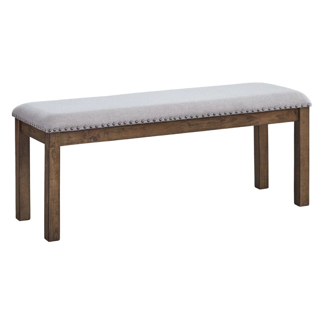 Banc de salle à manger Moriville en tissu beige
