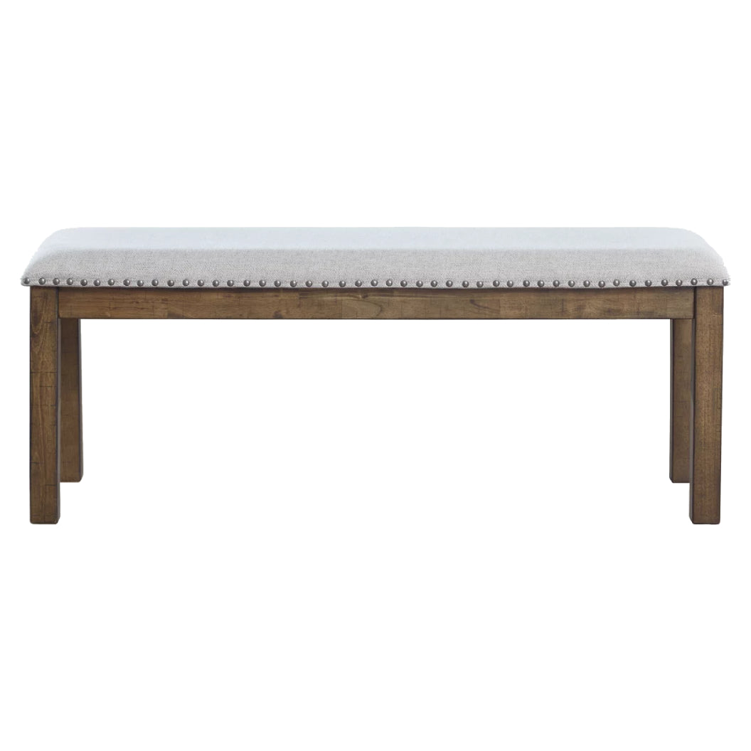 Banc de salle à manger Moriville en tissu beige