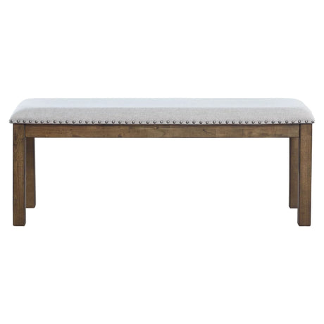 Banc de salle à manger Moriville en tissu beige