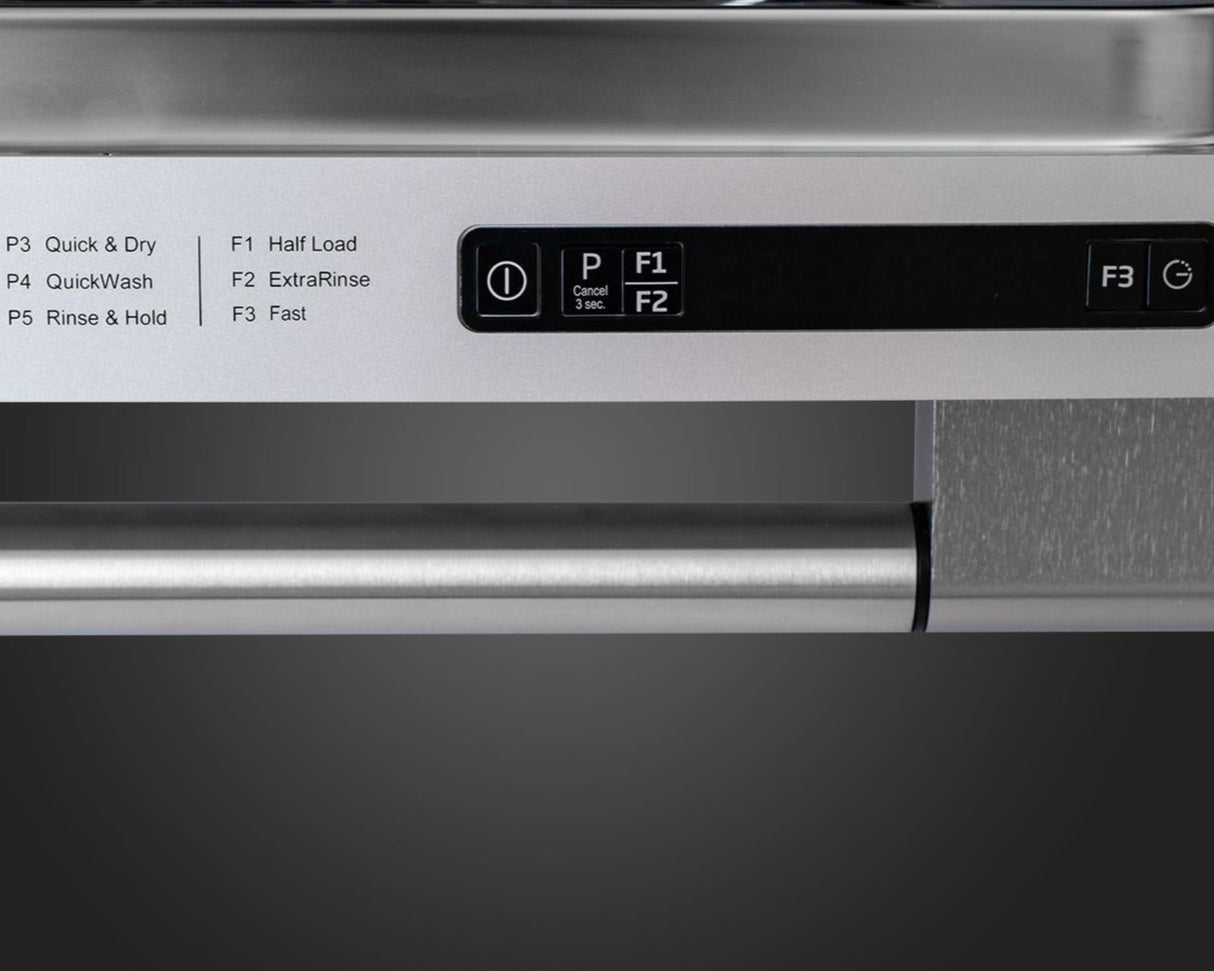 Lave-vaisselle encastrable 24 po. 45 dBA Inox avec MixWash+