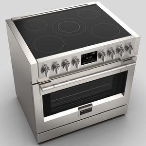 Cuisinière à induction 36 po, 5,7 pi³ Inox - Sofia Pro avec 5 zones