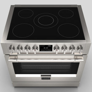 Cuisinière à induction 36 po, 5,7 pi³ Inox - Sofia Pro avec 5 zones