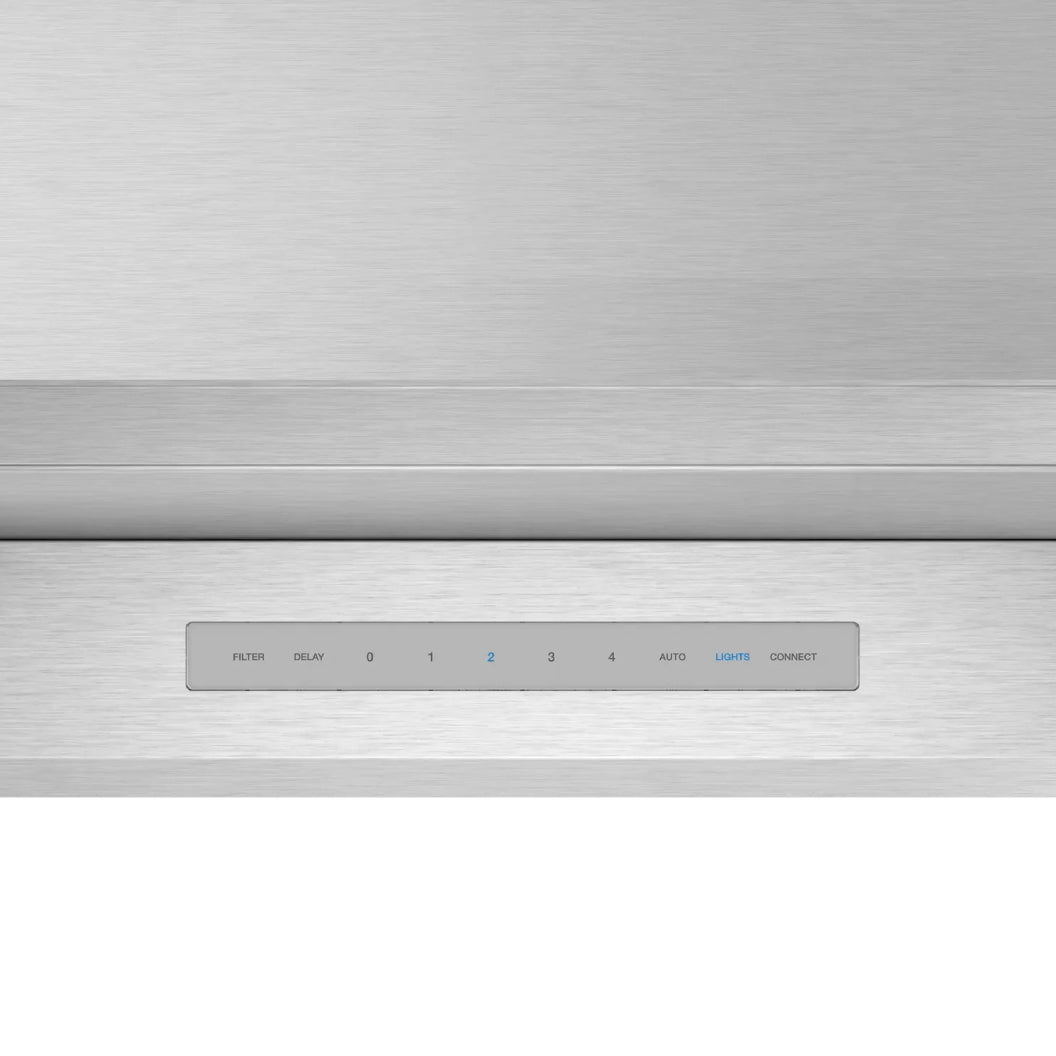 Hotte-tiroir cheminée murale 30 po 600 CFM, Inox avec Noise Control Deluxe™ et Wi-Fi - Série Masterpiece®