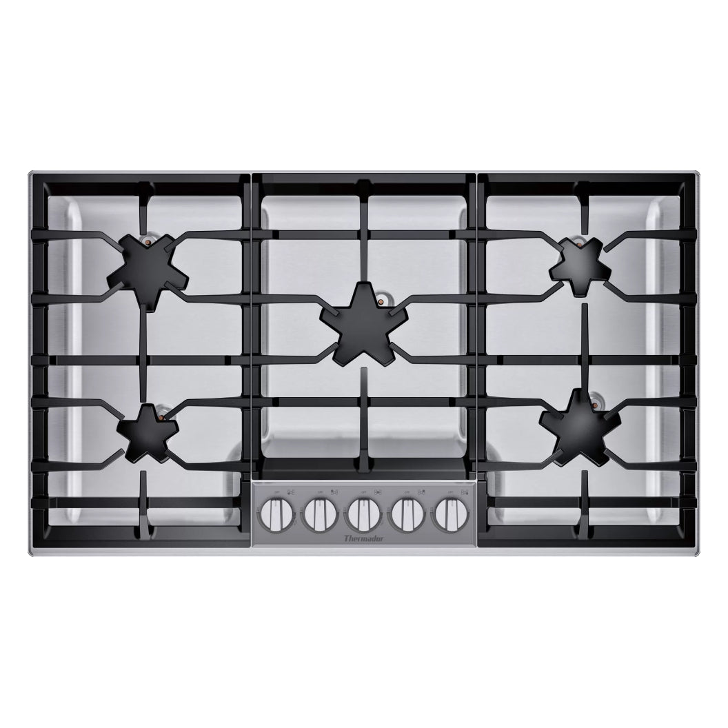 Plaque de cuisson au gaz 36 po. avec 5 brûleurs