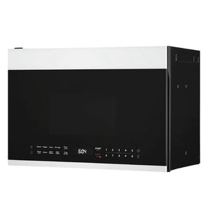 Micro-ondes à hotte, capacité 1,4 pi³, puissance 1000W, acier inoxydable